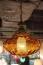 ハンギングランプ　++oval amber glass ++