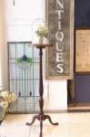 マホガニー　トライポッドレッグ　フラワースタンド