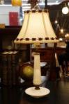 【LED球付き】ミルクグラス　テーブルランプ