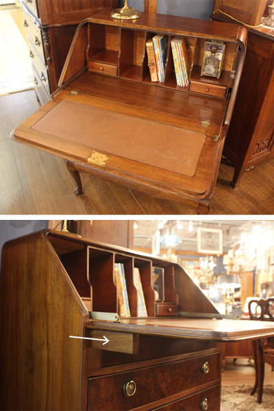 antique & Vintage furniture at's(アッツ)□ / 【鍵付き】マホガニー 